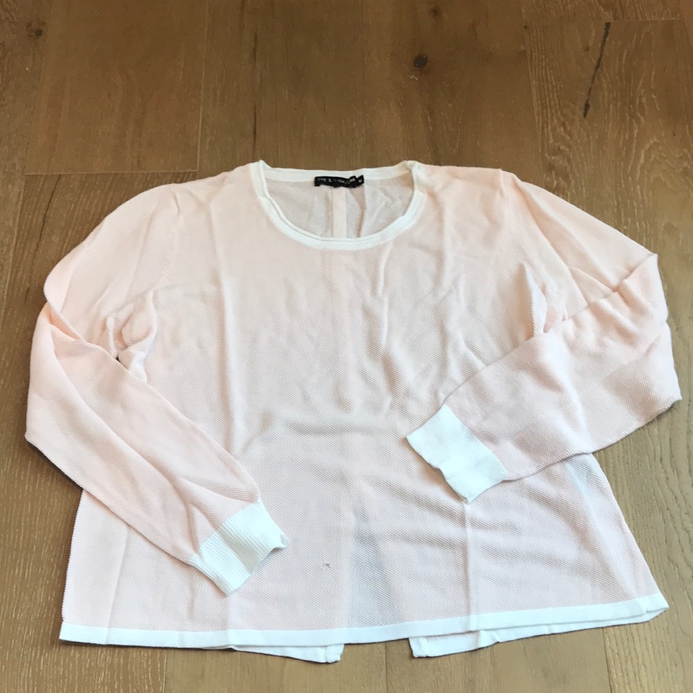 Rag and Bone blush pink sweater